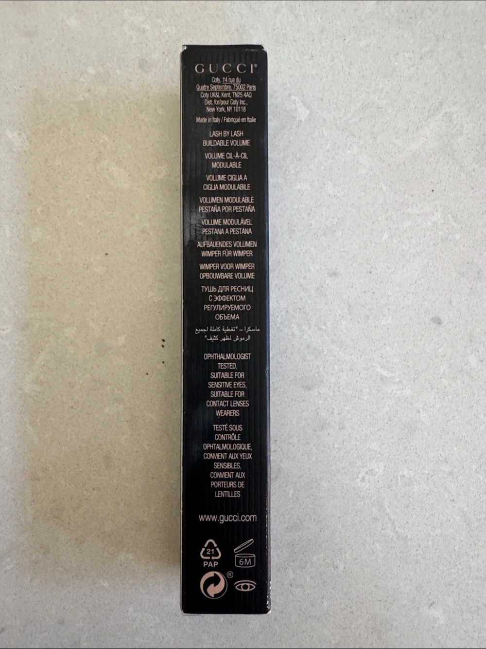 Gucci Mascara L'Obscur buildable mascara. New in box